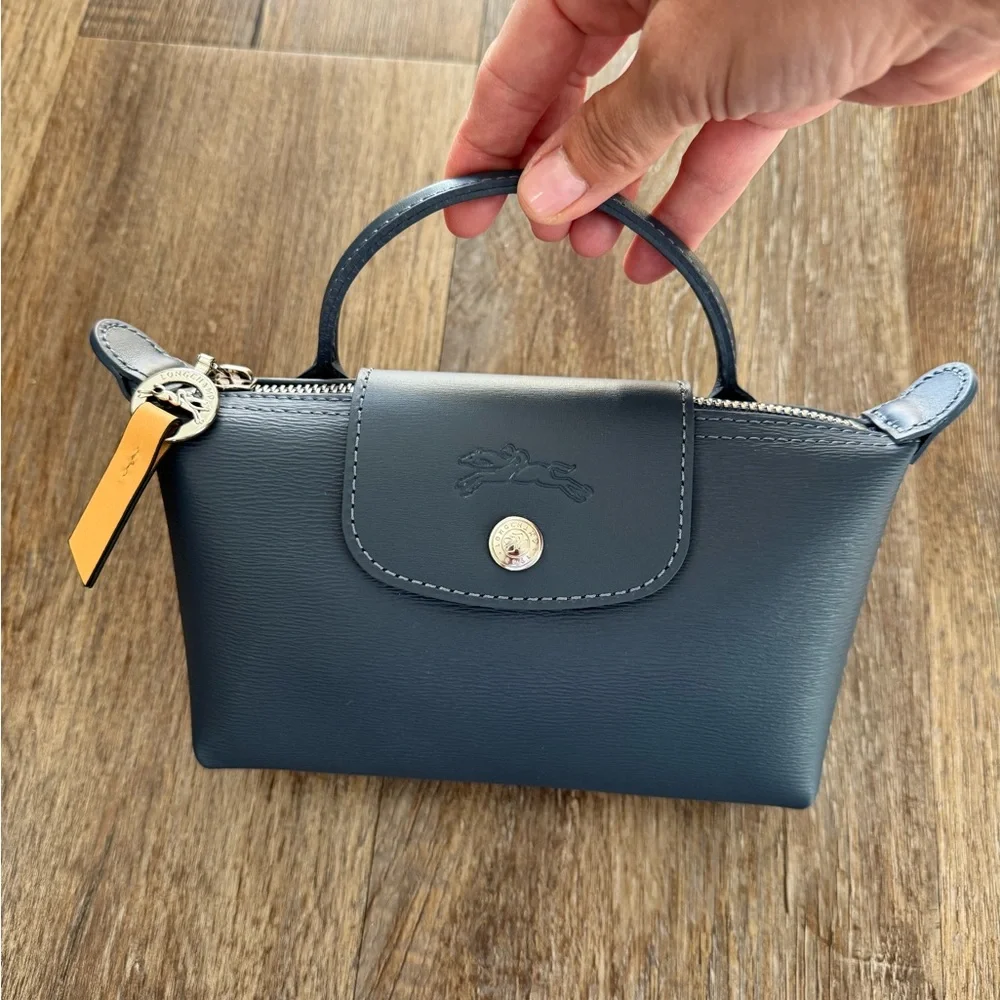 Longchamp Dark Blue Mini Bag - Picture 1 of 2
